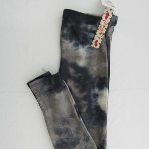 Poof Girl - Size 6X Blue Gray Tie Dye Pull on Stretchy leggings - NWT